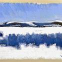 Winter,Yashimashitsugen,Nagano  八島湿原の雪景色をカワチのオイルパステルで。- Kawachi Oil Pastel on Watson Pastel Paper
