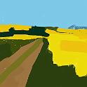 Road in Farm  ネットの写真から。- Procreate,Nicholas