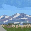 Mt.Asama  from Karuizawa - Procreate,Qol